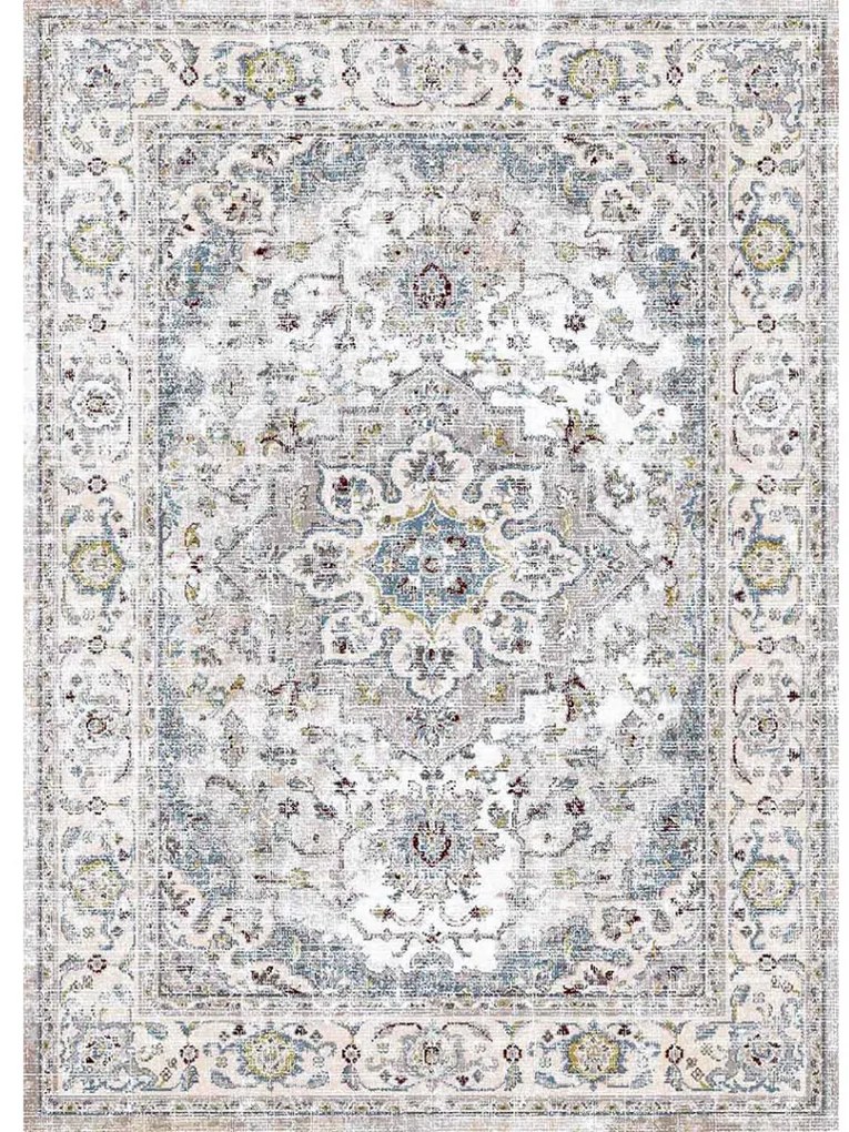 Carpetum bézs, klasszikus, virágmintás szőnyeg 160x200