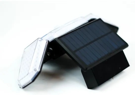 Immax 08481L - LED Napelemes fali lámpa érzékelővel LED/5W/5,5V IP65