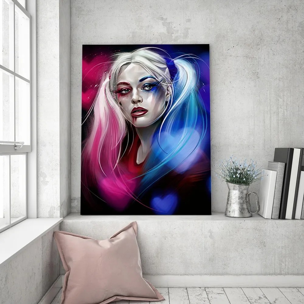 Gario Vászonkép Harley Quinn portréja - Dmitry Belov Méret: 70 x 100 cm