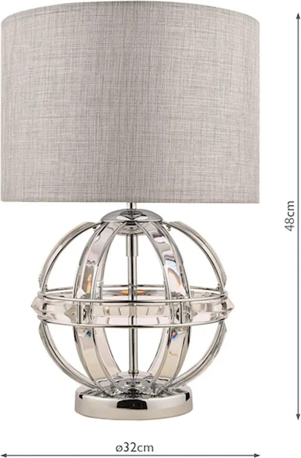 Laura Ashley Aidan 3742828-Q Asztali lámpa 1x40W/E27 IP20
