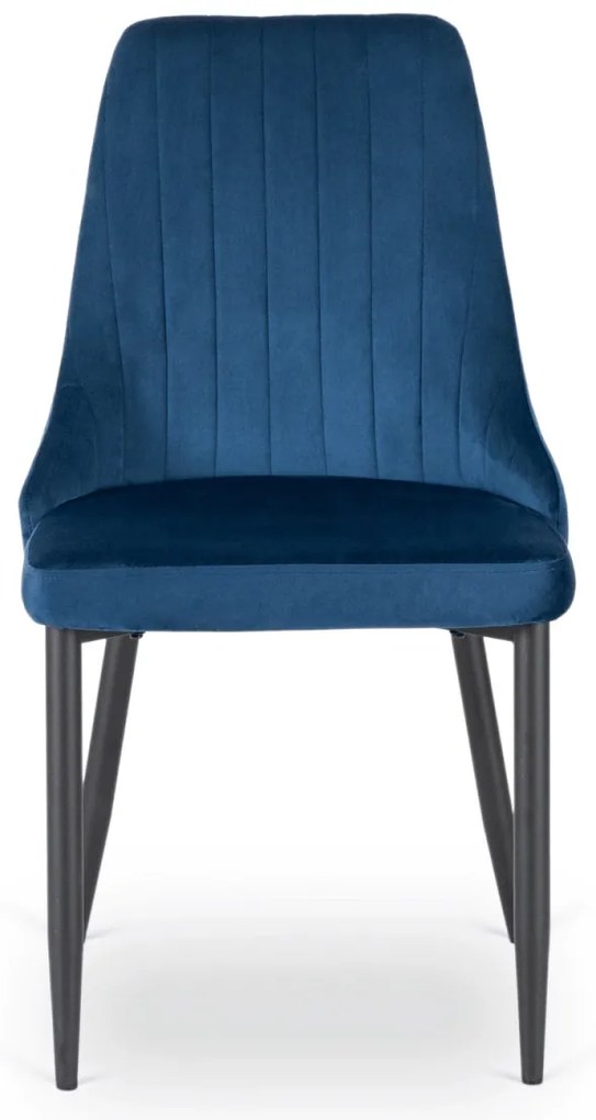 Sötétkék Bársony Étkezőszék. BARI