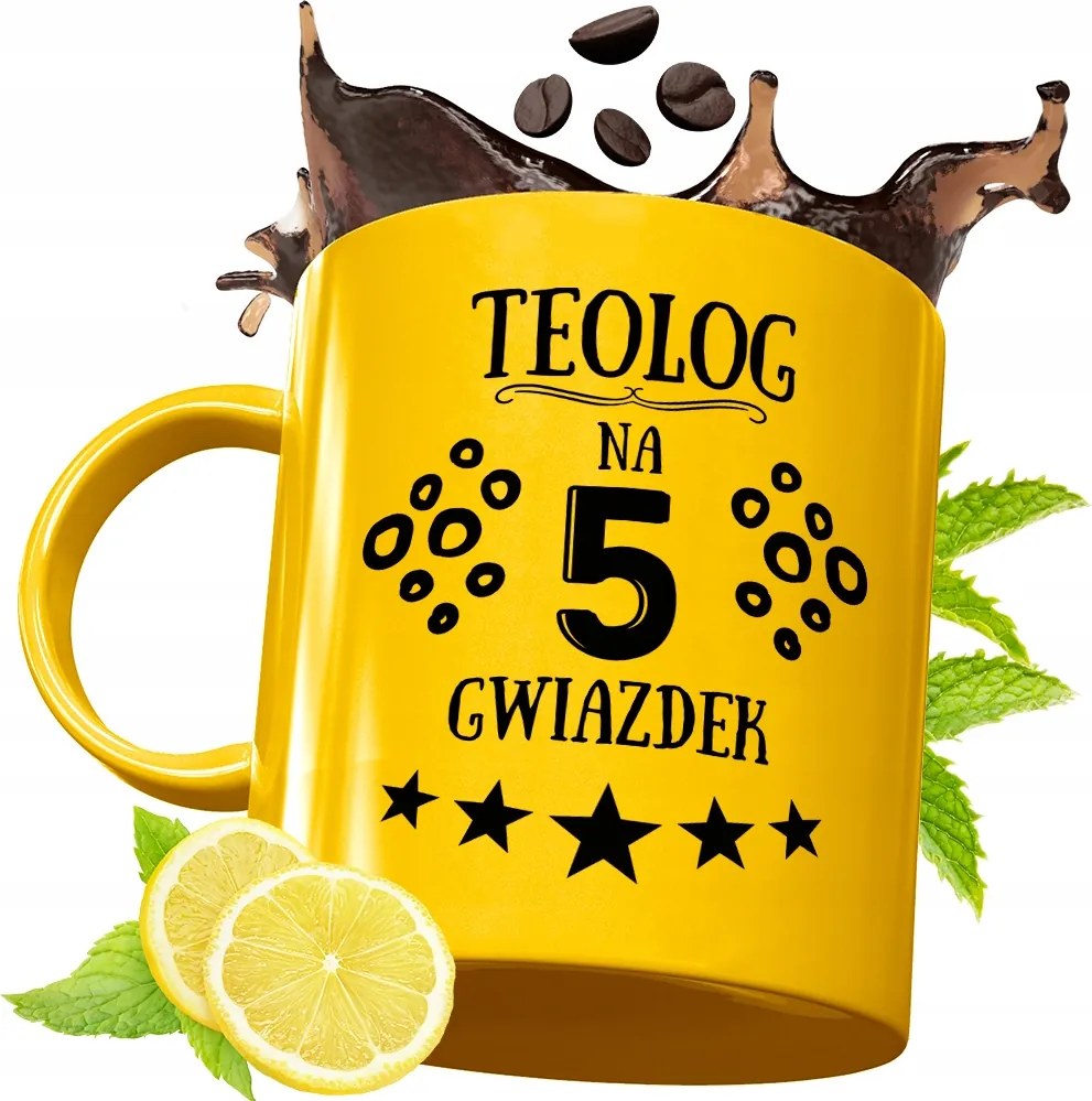 Prémium Arany Bögre Teológusnak Ajándék Nyomtatott Fotóval