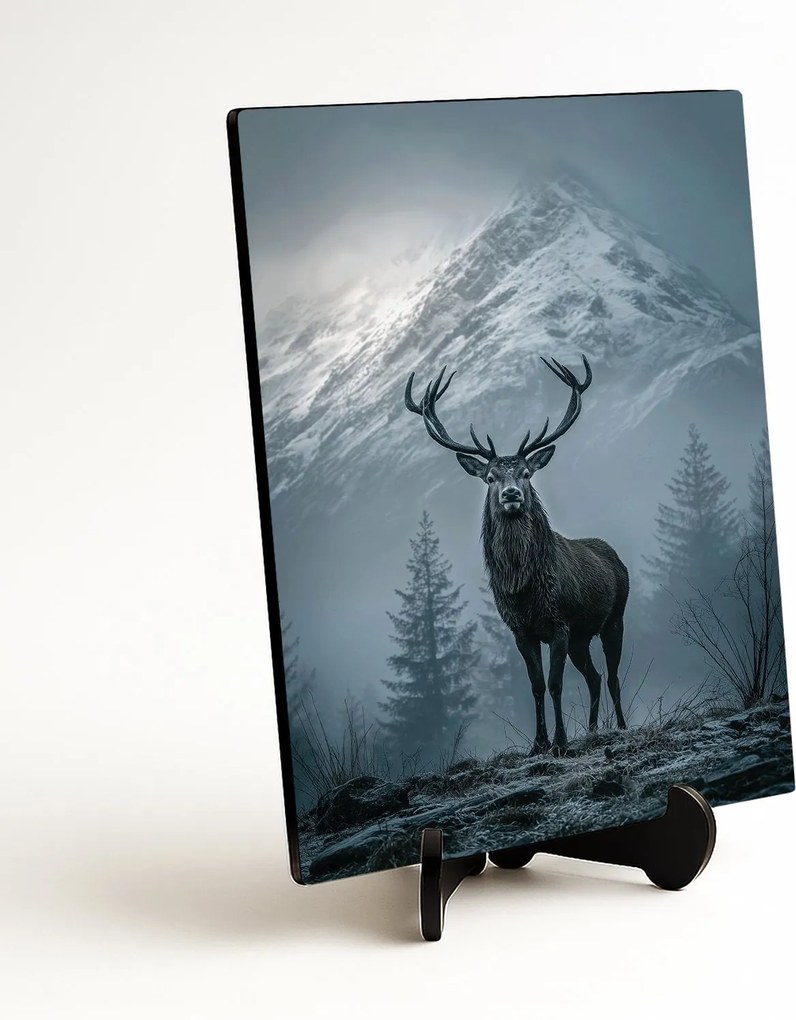 DUBLEZ | Dizájn kép - Szarvas és hegyek