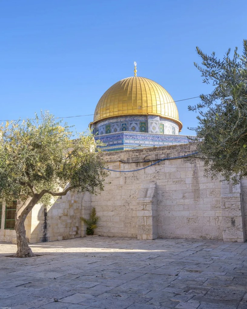 Poszter 40x50cm Al-Aksza mecset, Assaf Frank