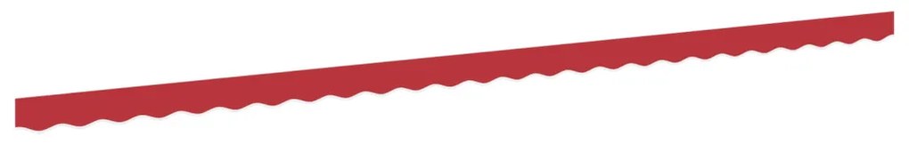 napellenző valance 6 m kerethez Piros 5.8x0.2 m