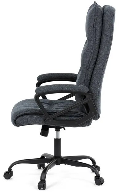 Fekete Szövet Irodai Szék, Hinta Mechanikával. KA-Y348 BK2