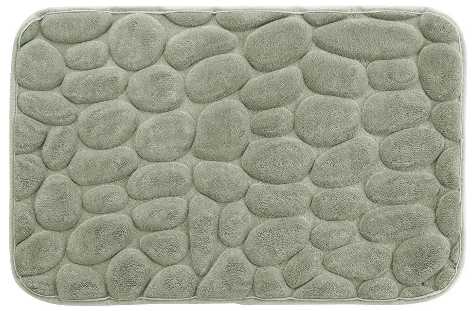 Zöld fürdőszobai kilépő 50x80 cm Ricochet – douceur d'intérieur
