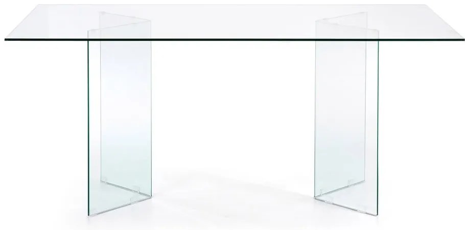Üveg étkezőasztal 90x180 cm Burano – Kave Home