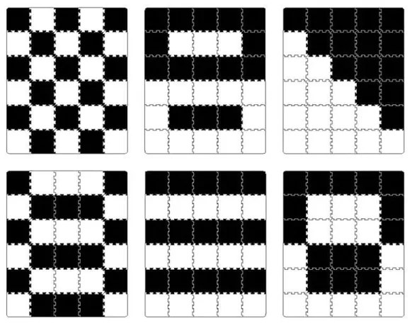 KINDERKRAFT - Habszivacs kirakós LUNO 30db fekete/fehér