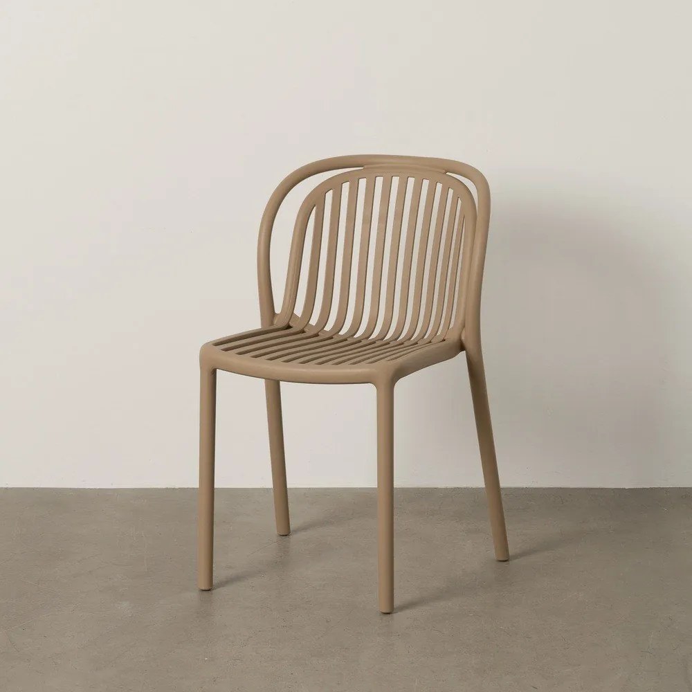 Bézs műanyag étkezőszék Alia – Ixia