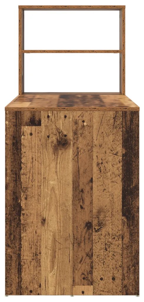 Tárolós Régi Fa 113x54x120 cm Szerelt Fa