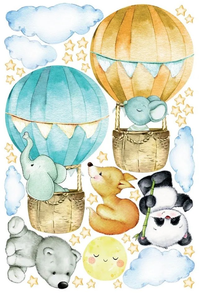 Balloons and Starts gyerek falmatrica - Ambiance