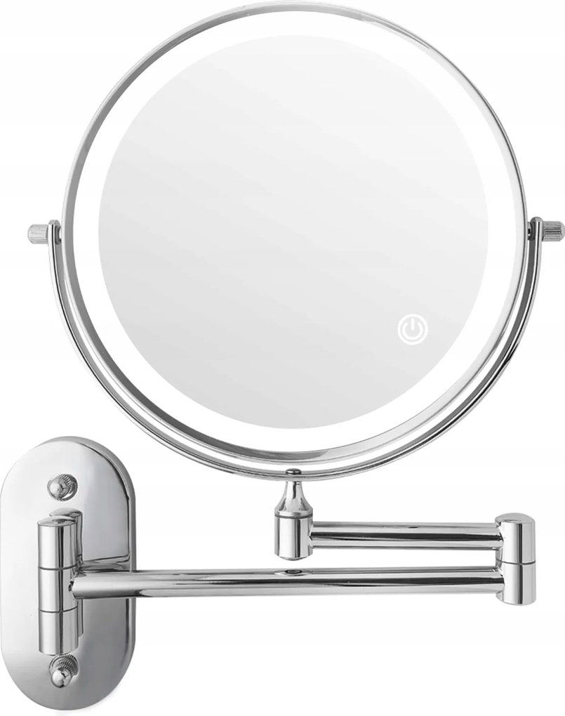 Kozmetikai tükör Led világítással 1X/10X,FÜRDŐSZOBAI Tükör