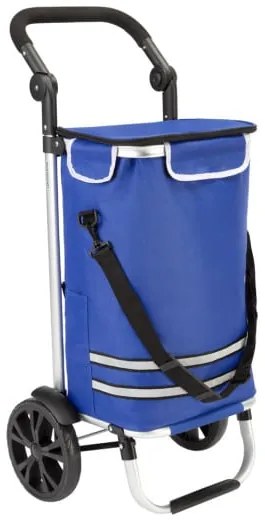 monzana® Bevásárlókocsi 56 l - kék