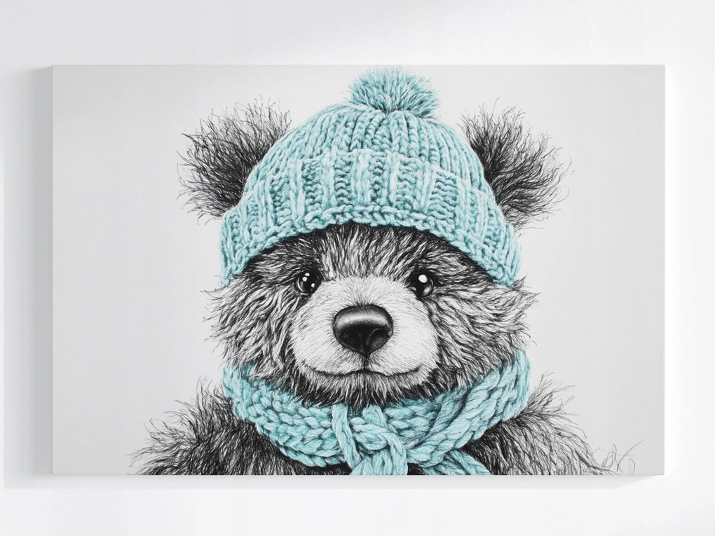 Poszter Mackó Plüss Játék Ölelő 60x40