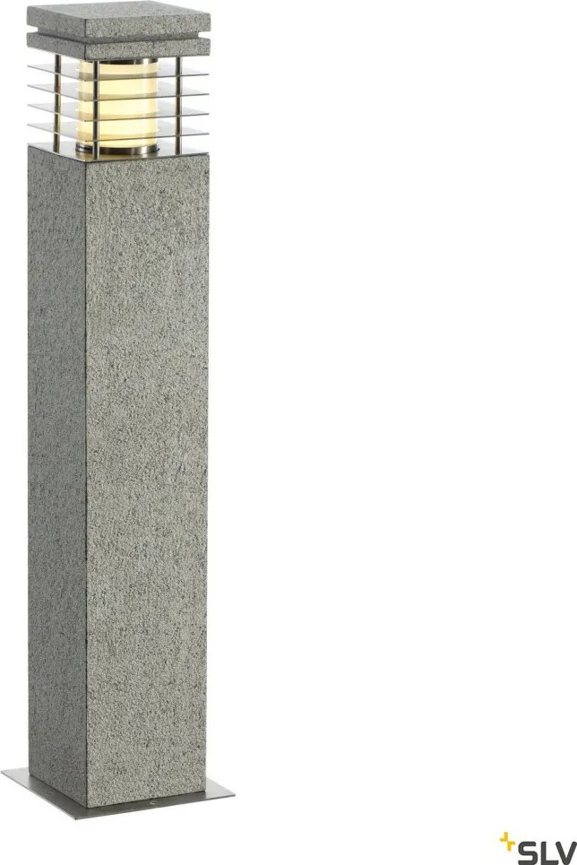 SLV 231411 ARROCK Modern Kültéri Állólámpa Króm, Szürke E27 IP44