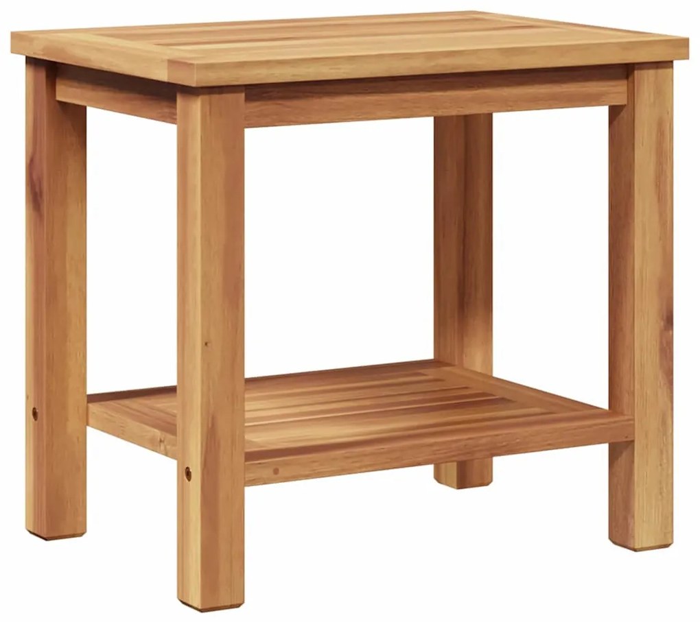 Dohányzóasztal Barna 50 x 35 x 45 cm Tömör tíkfa