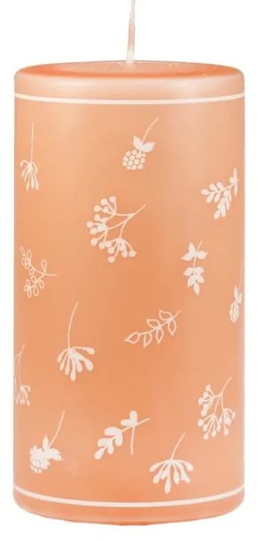 Fleur narancssárga gyertya, égési idő 87 óra - Unipar
