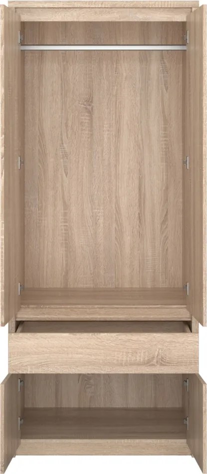 Akasztós szekrény, DTD laminált, tölgy sonoma, NORTY