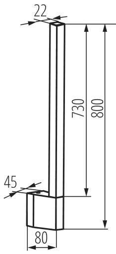 Kanlux 38893 - YALTE LED kültéri fali lámpa 10W 230V 3000K IP54 fekete