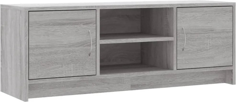 vidaXL szürke sonoma színű szerelt fa TV-szekrény 102x30x37,5 cm