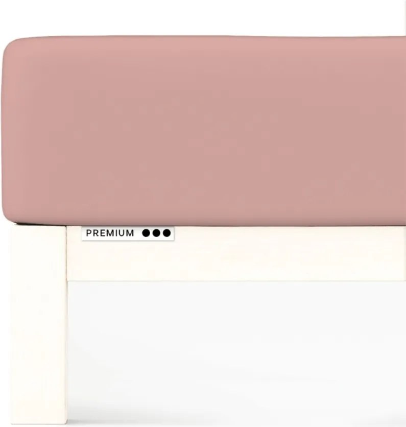 Schlafgut Premium lepedő 90x190-100x220 cm Purple Mid 154