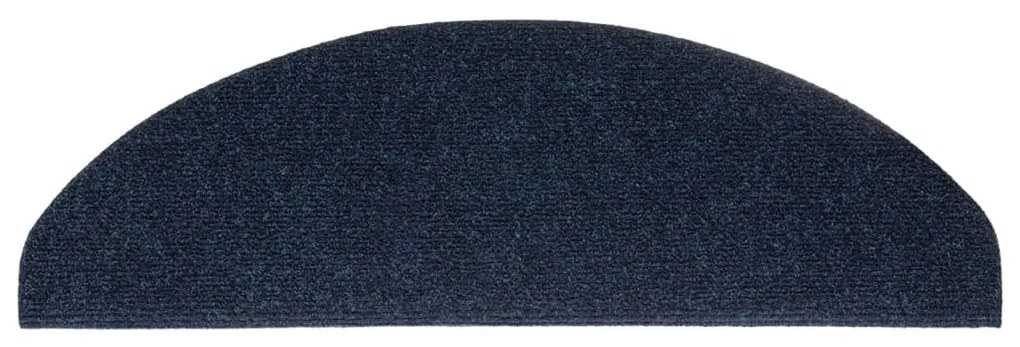 10 db öntapadós lépcsőszőnyeg 65 x 21 x 4 cm sötétkék félkör alakú nagy