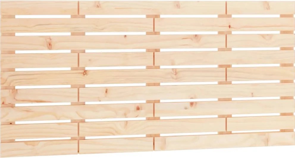 vidaXL tömör fenyőfa fali fejtámla 146 x 3 x 63 cm