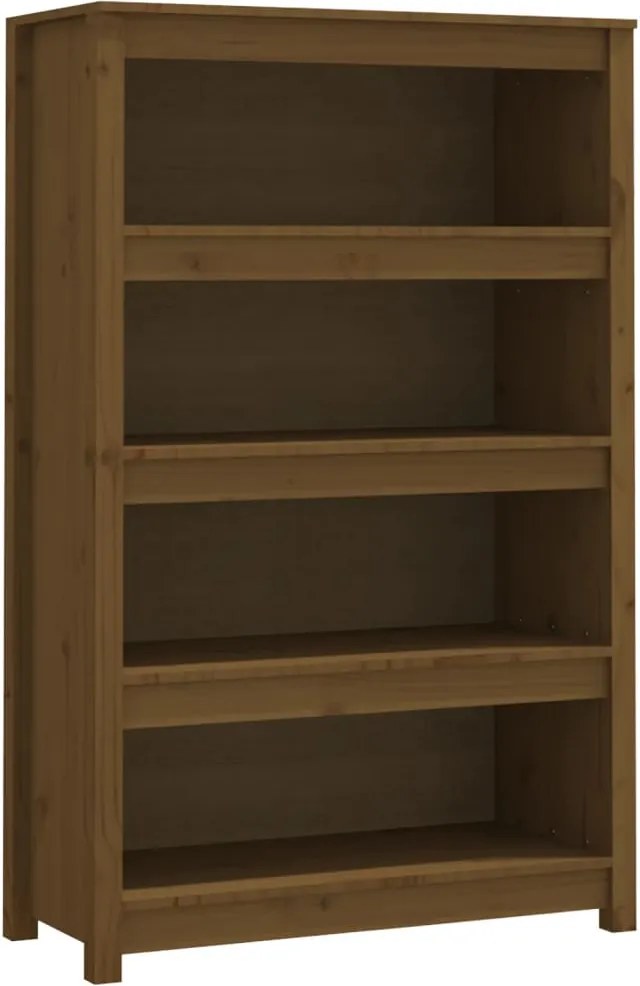 vidaXL mézbarna tömör fenyőfa faliszekrény 80 x 35 x 126 cm