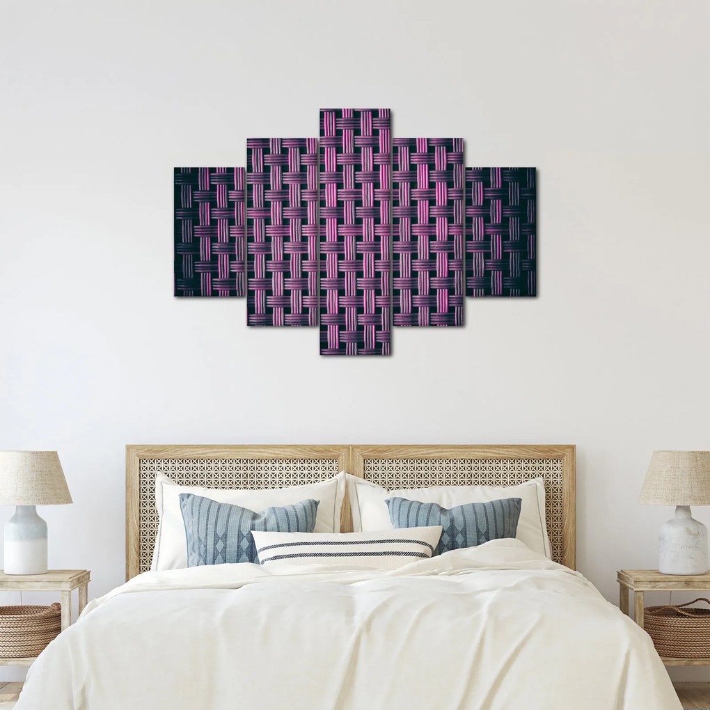 Lila textúrás kép (150x105 cm)
