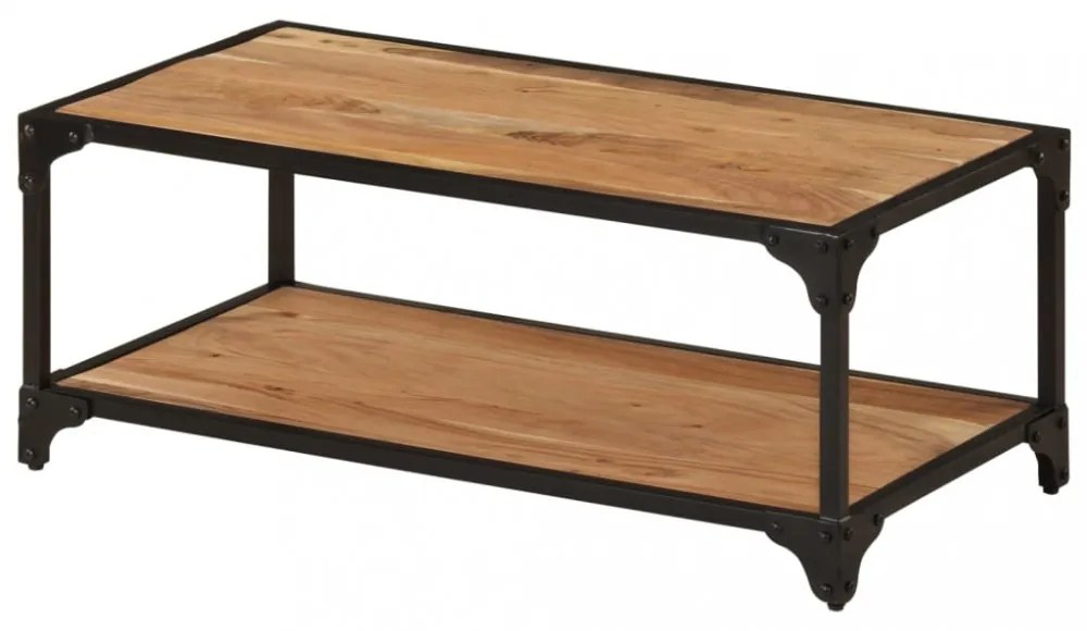 tömör akácfa dohányzóasztal 90 x 45 x 35 cm