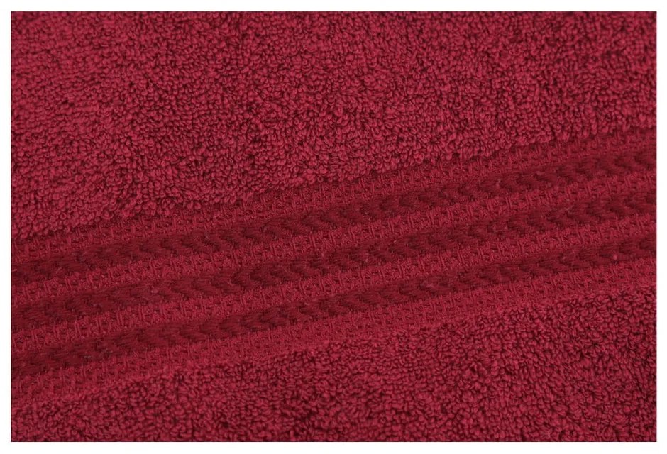 Foutastic piros pamut törölköző, 30 x 50 cm