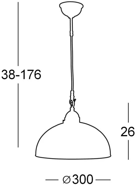 Kolarz 731.30.74 - Csillár zsinóron NONNA 1xE27/75W/230V fehér