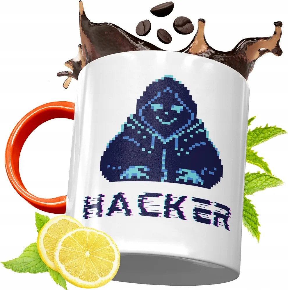 Narancssárga Bögre Informatikus Fejlesztőknek, fényképes nyomtatással