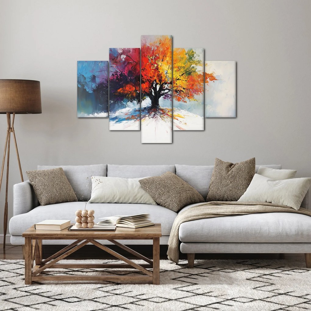 Kép - Színes fa (150x105 cm)