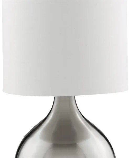 Searchlight EU3923SS - Asztali lámpa TOUCH 1xE14/40W/230V