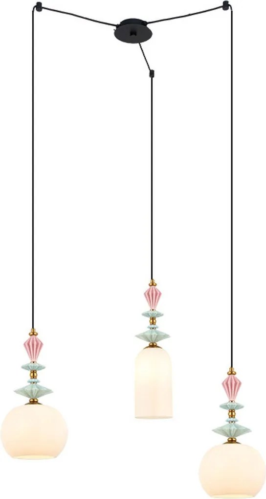 Zambelis PENDANT LIGHT 22152 Függőlámpa 3x40w/E27 IP20