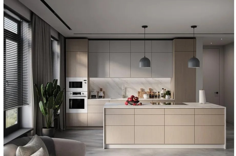 Lámpa Mennyezeti lámpatest KATILU,2041, AC220-240V,50/60Hz,1*E27,IP20,átmérő 25cm,egyes,szürke