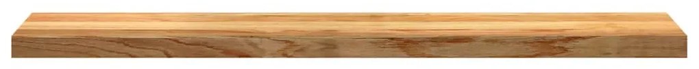 ablakpárkányok 2 db világosbarna 120x20x2 cm tömör fa tölgyfa