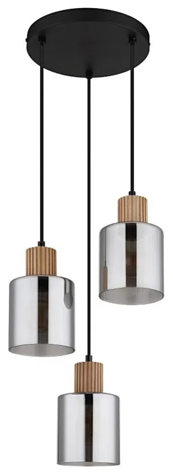 Globo 15768-3H - ALEIDIS kábeles függeszték 3xE27/25W/230V Ø 30 cm