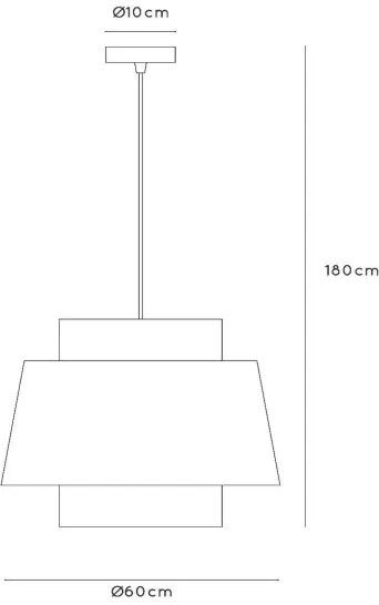 Lucide 21435/60/38 - Csillár zsinóron TRIBUTE 1xE27/40W/230V krémes