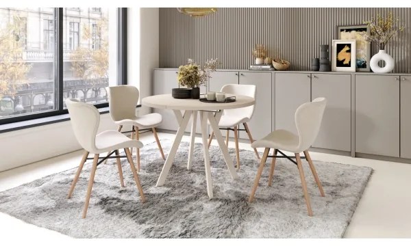 ARTUR bővíthető étkezőasztal, bézs