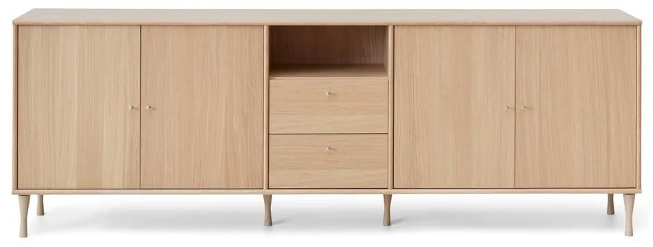 Alacsony komód tölgyfa dekorral 220x76 cm Mistral - Hammel Furniture