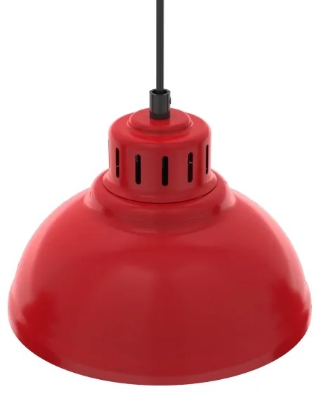 Csillár zsinóron SVEN 5xE27/15W/230V piros