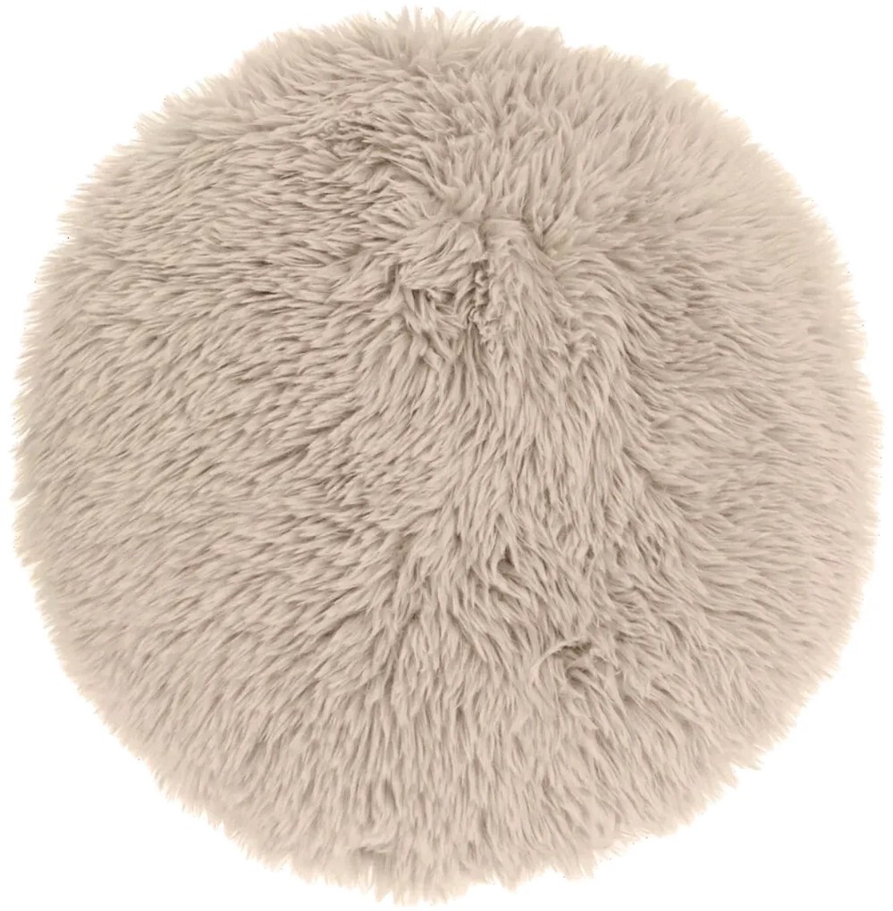 Kerek dekoratív párnácska MATS 40 cm, világosszürke