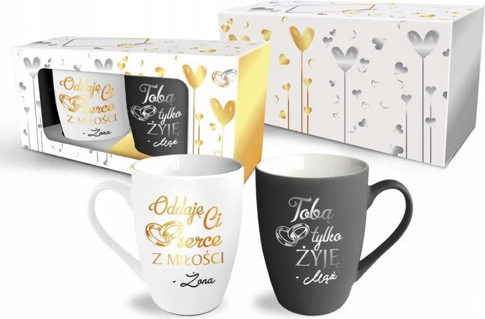 2 Db-os Bögre Szett Esküvői Szett Férj Feleség