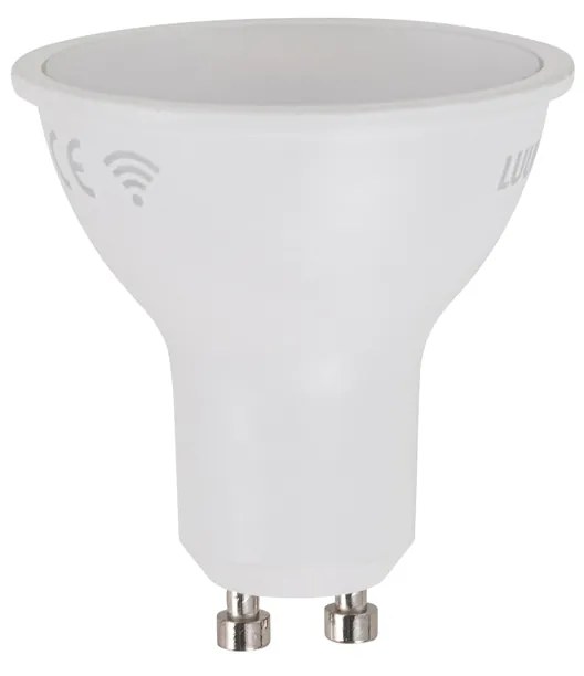 5 darabos Smart GU10 50mm-es dimmelhető LED izzókészlet, opál, 7W, 630 lm, 4000K