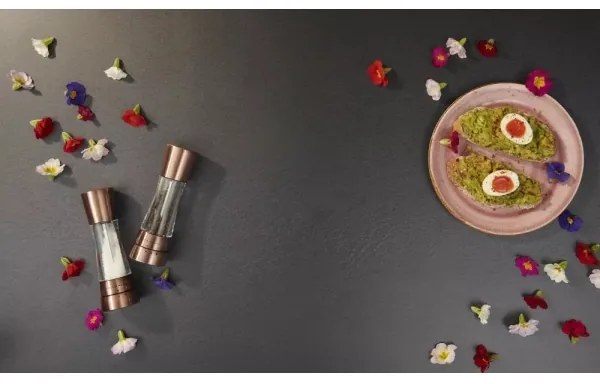 Cole&Mason DERWENT 2 db-os só- és borsőrlő készlet, 19 cm, réz