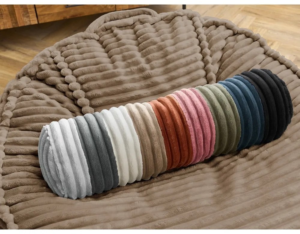 Barna kordbársony babzsákfotel Socrate – Bobochic Paris