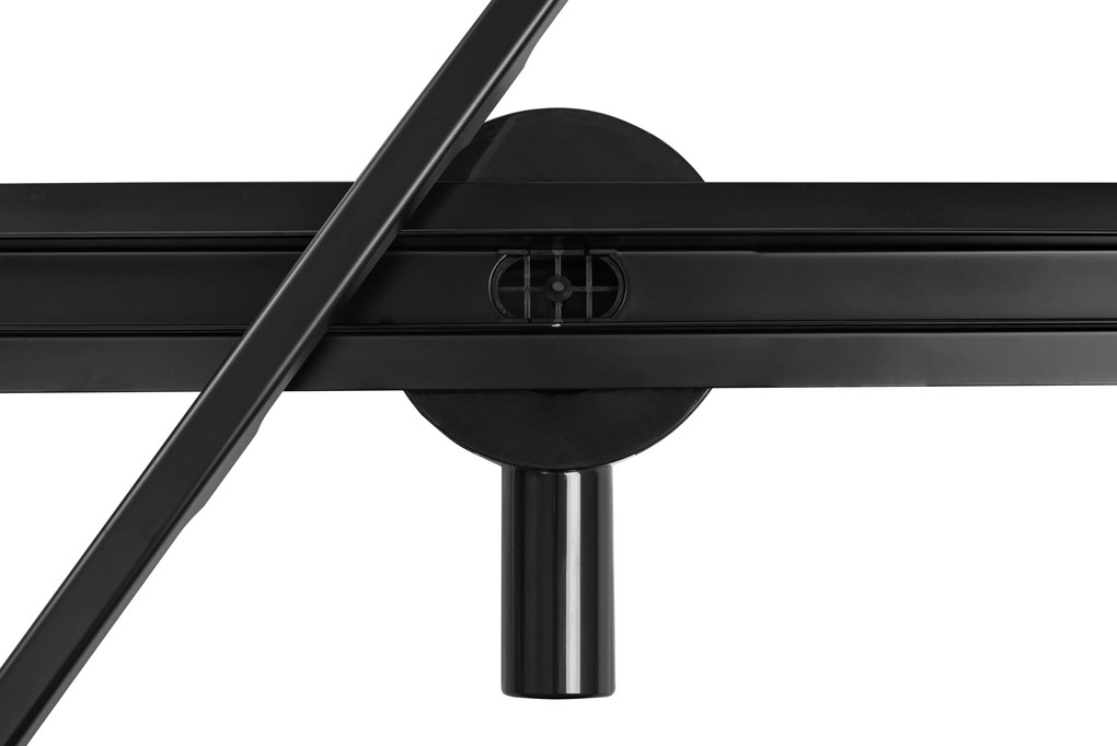 Rea Linear rozsdamentes acél lefolyó NEO SLIM BLACK PRO 70 cm 360°-os szifonnal, fekete, REA-G8901